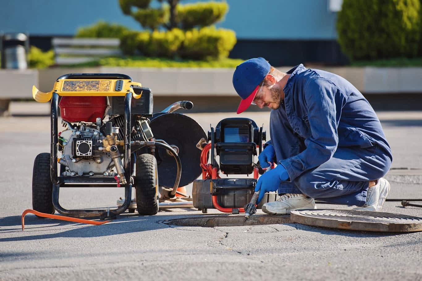 Sewer inspection in Hillsdale.