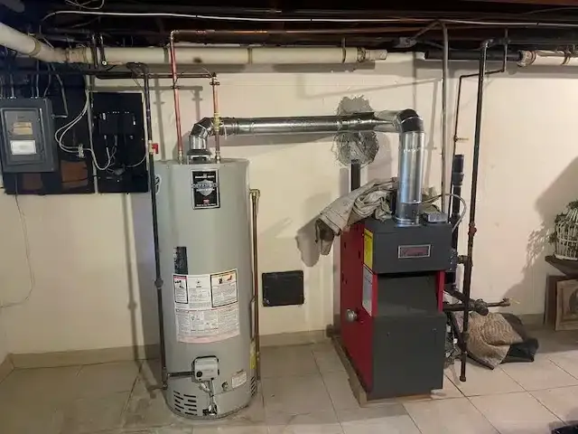 HVAC and boiler system in residential home in Hillsdale, NJ.