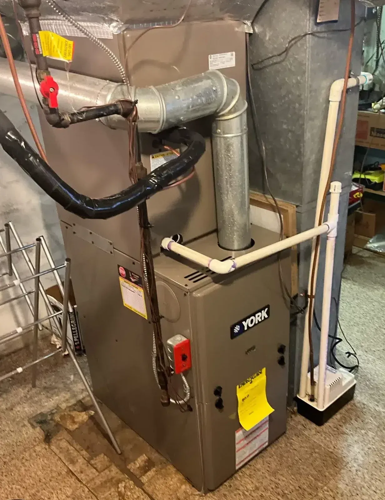 Furnace in residential home in Hillsdale, NJ.