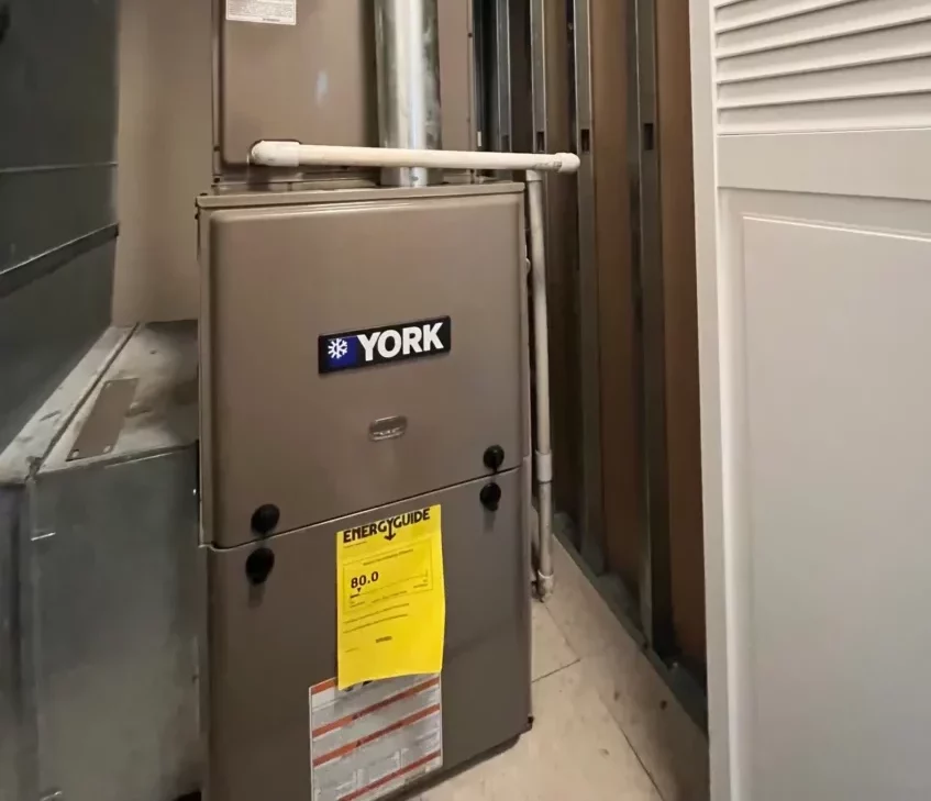 Furnace in residential home in Hillsdale, NJ.